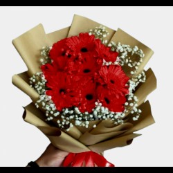 Kırmızı Gerbera Buketi