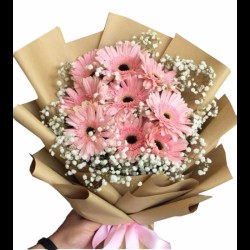Pembe Gerbera Buketi