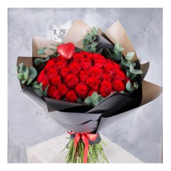 Aşkıma 51 Adet Kırmızı Gül