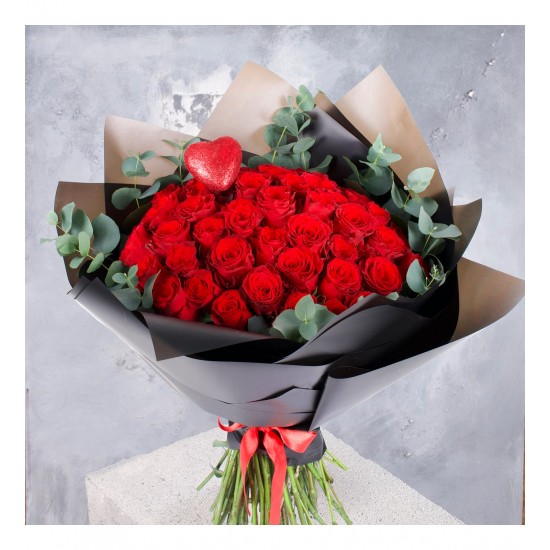 Aşkıma 51 Adet Kırmızı Gül