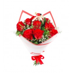 Seni Seviyorum 9'li Gül Buketi