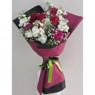 Fuşya Çiçek Buketi